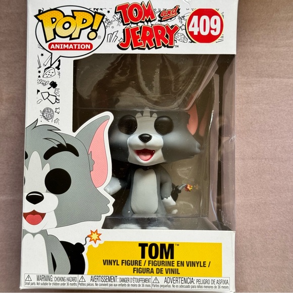 FUNKO POP! Animation: Hanna Barbera - Tom Collectible Figure, Multicolor. #409 - Picture 2 of 7